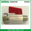 Chromed Brass Mini Ball Valve/Small Hose Valve (AV-MI-2008)